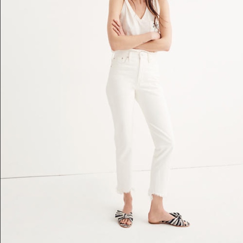 Madewell Perfect Summer Jean White